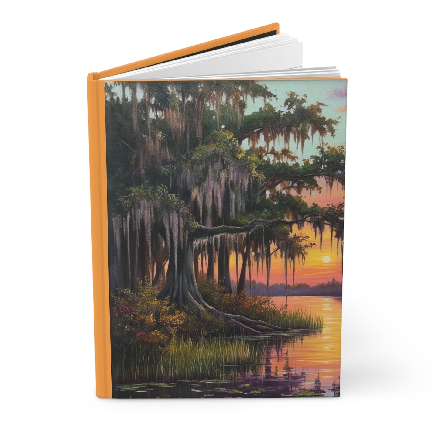 Louisiana Hardcover Journal - Matte Finish for Travel and Nature Lovers