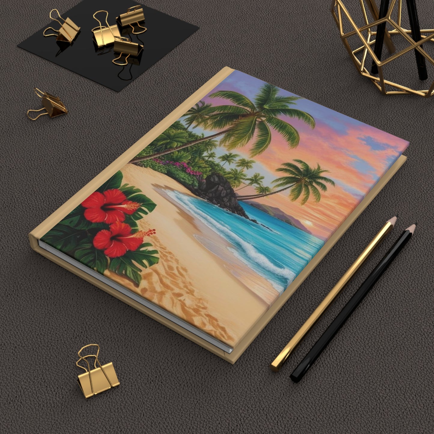 Hawaii Hardcover Journal - Matte Finish for Travel and Nature Lovers