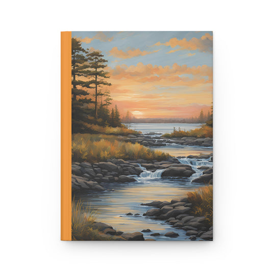 Delaware Hardcover Journal - Matte Finish for Travel and Nature Lovers