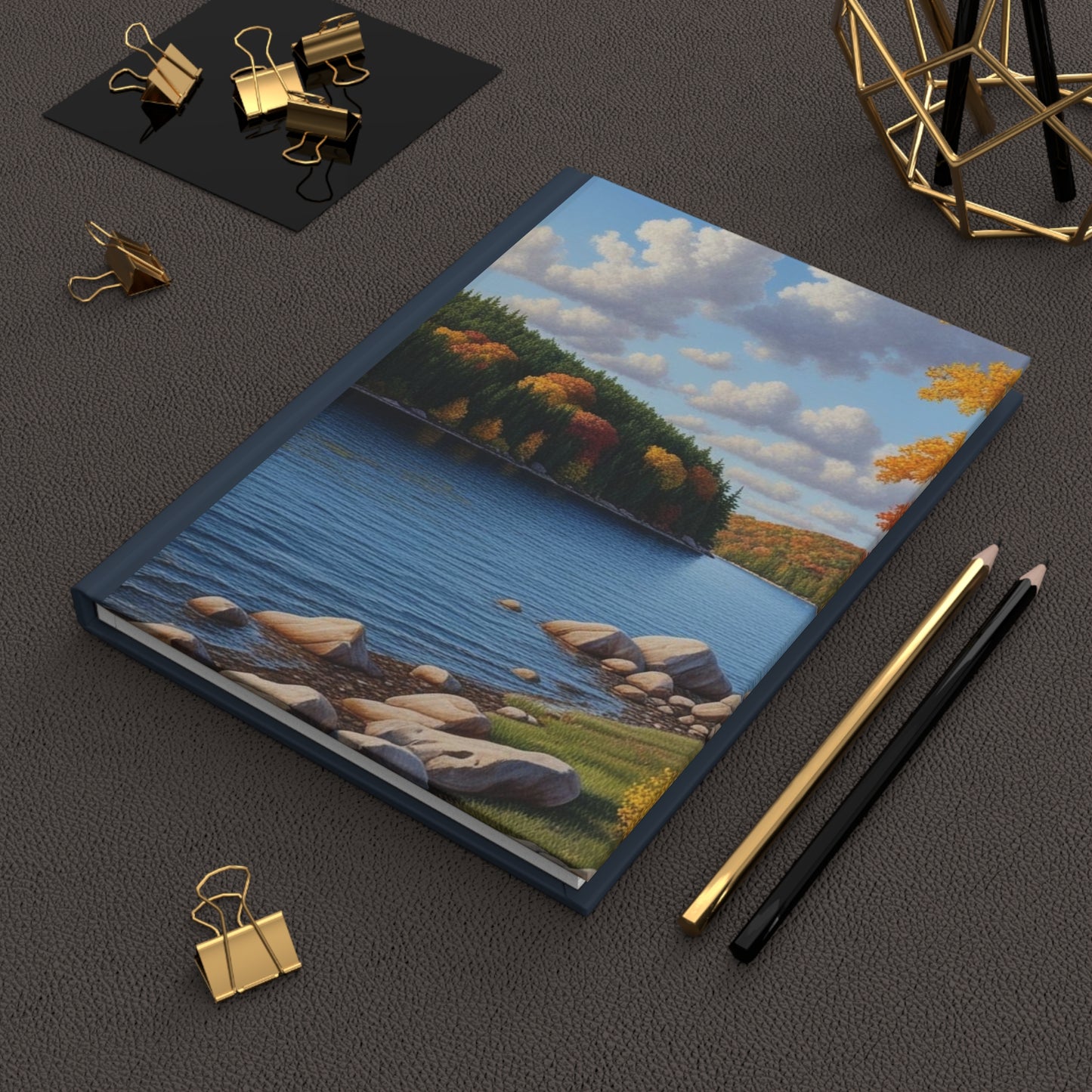 Michigan Hardcover Journal - Matte Finish for Travel and Nature Lovers