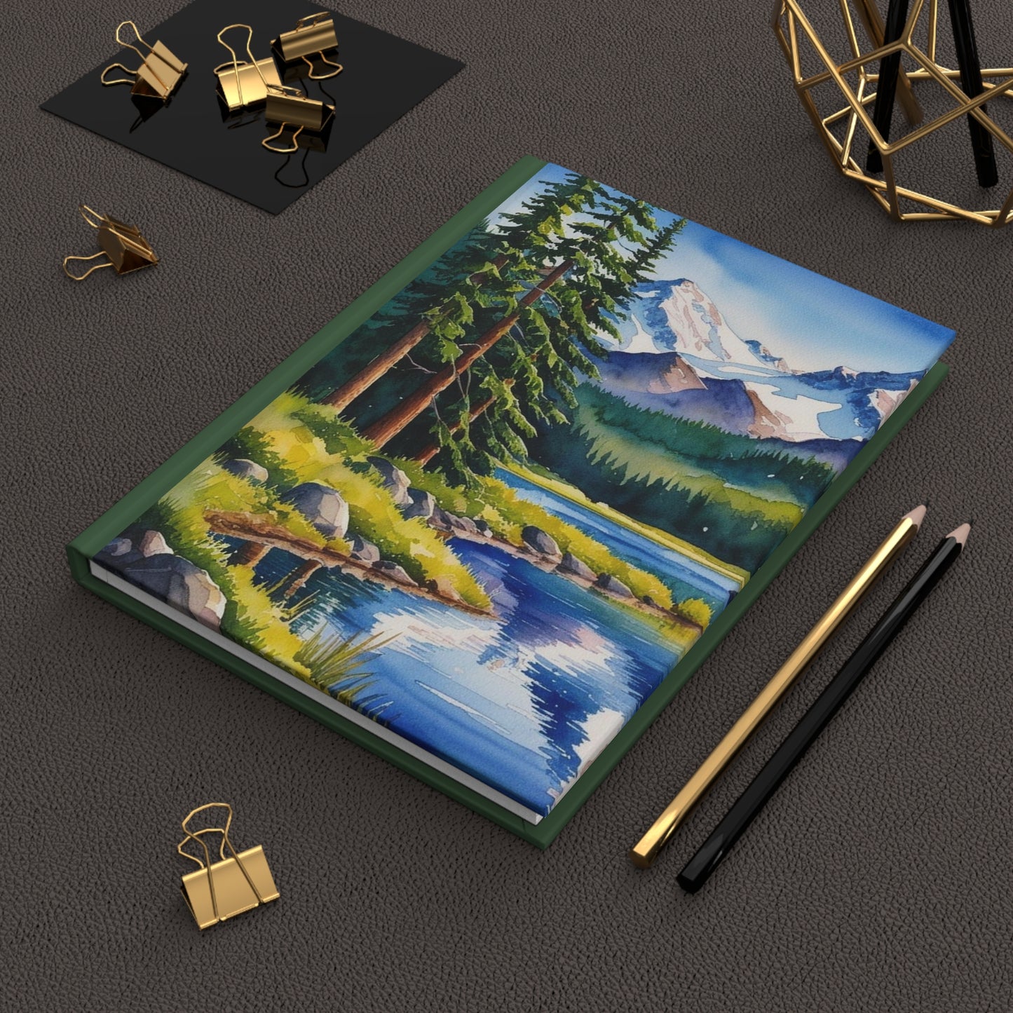 Washington Hardcover Journal - Matte Finish for Travel and Nature Lovers
