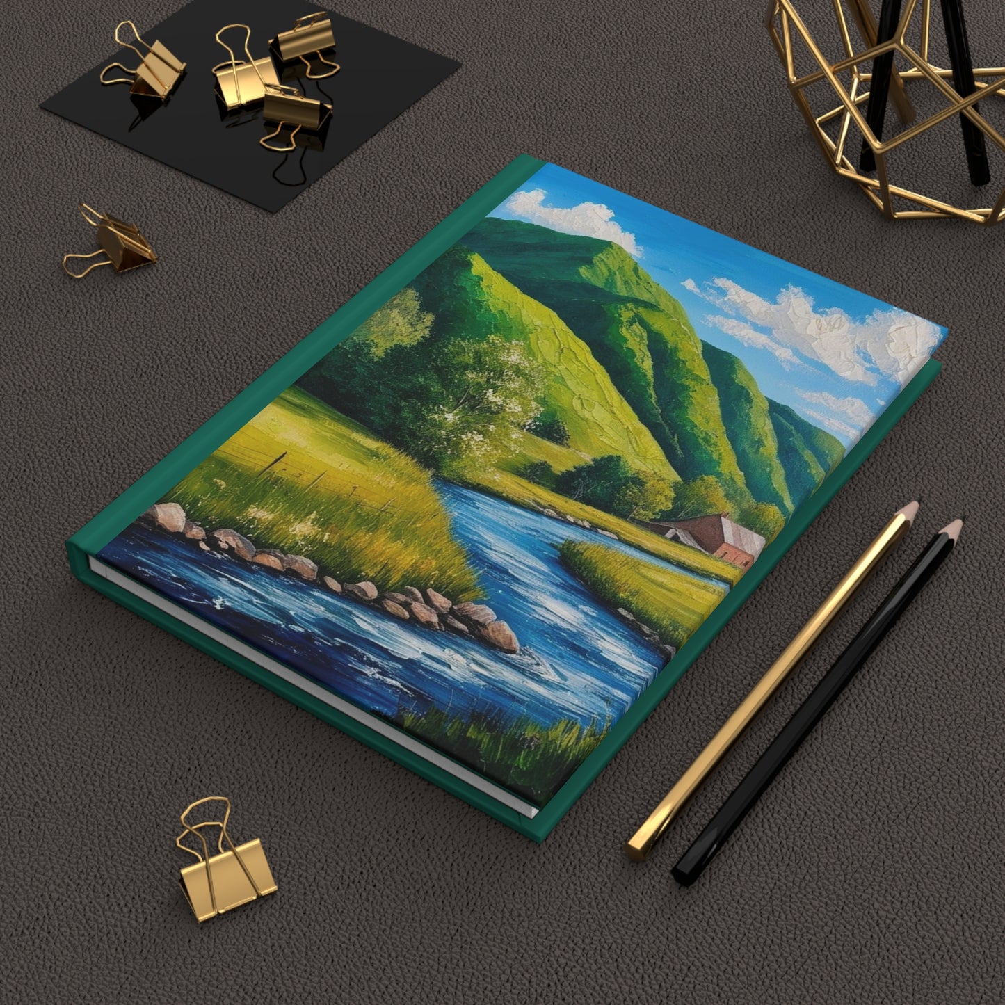 West Virginia Hardcover Journal - Matte Finish for Travel and Nature Lovers