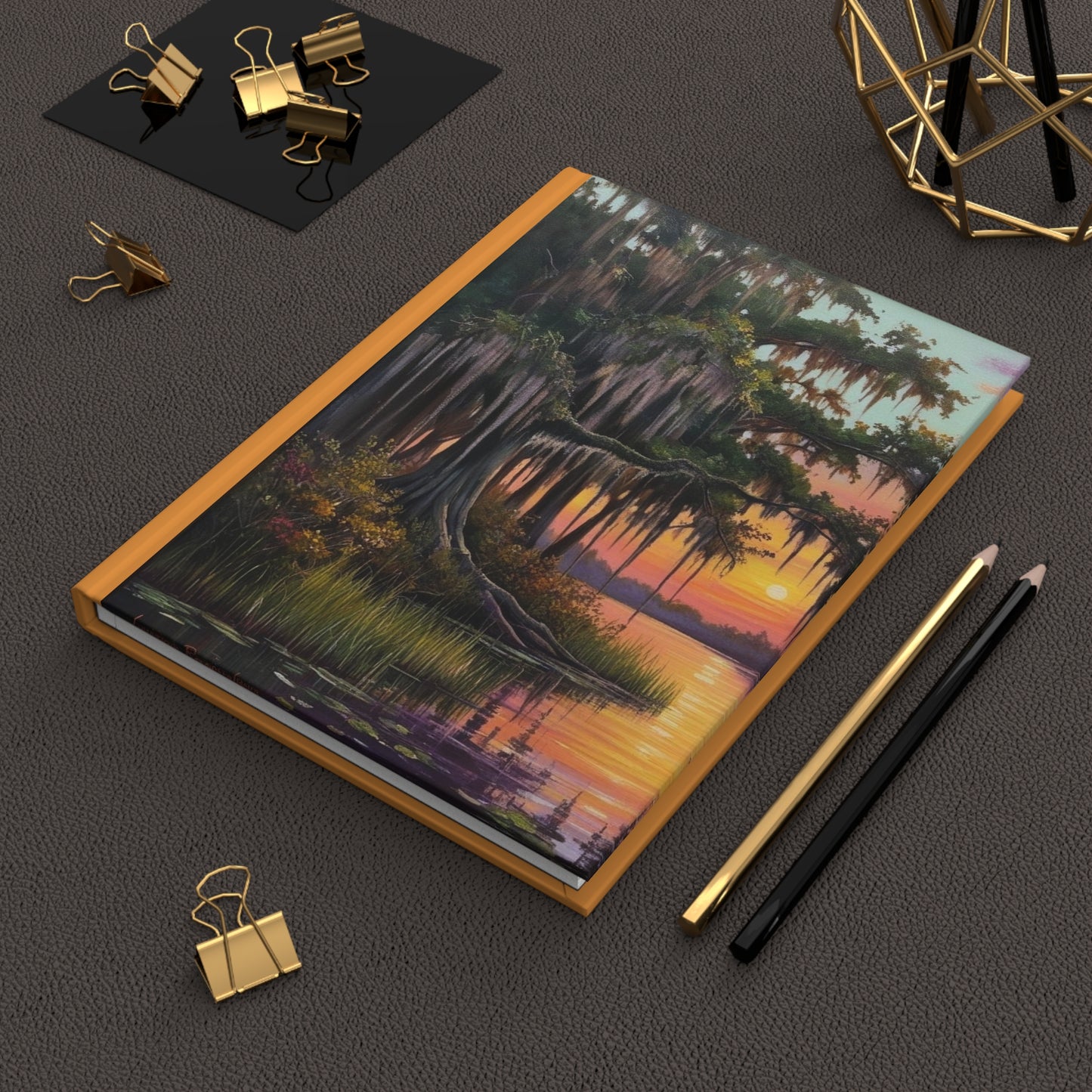 Louisiana Hardcover Journal - Matte Finish for Travel and Nature Lovers