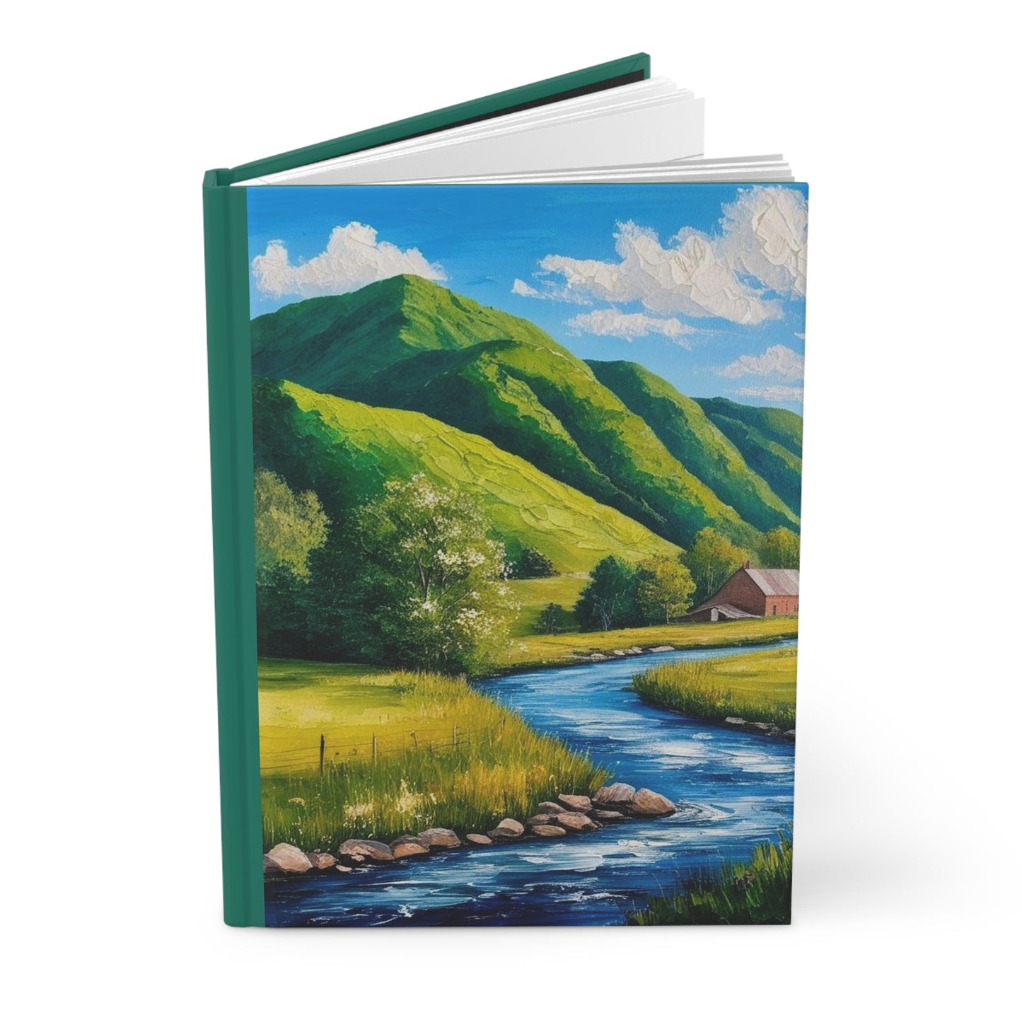 West Virginia Hardcover Journal - Matte Finish for Travel and Nature Lovers