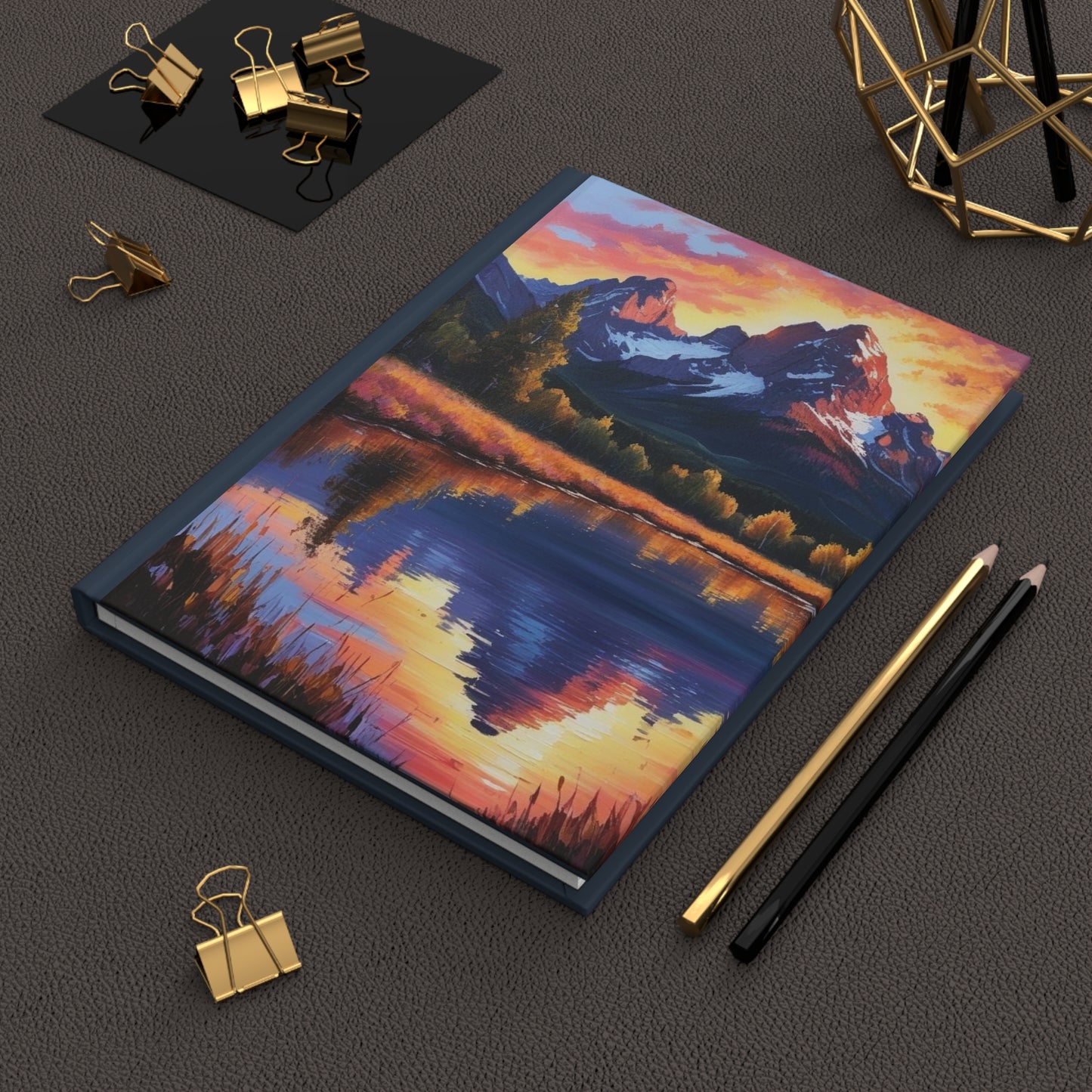 Wyoming Hardcover Journal - Matte Finish for Travel and Nature Lovers